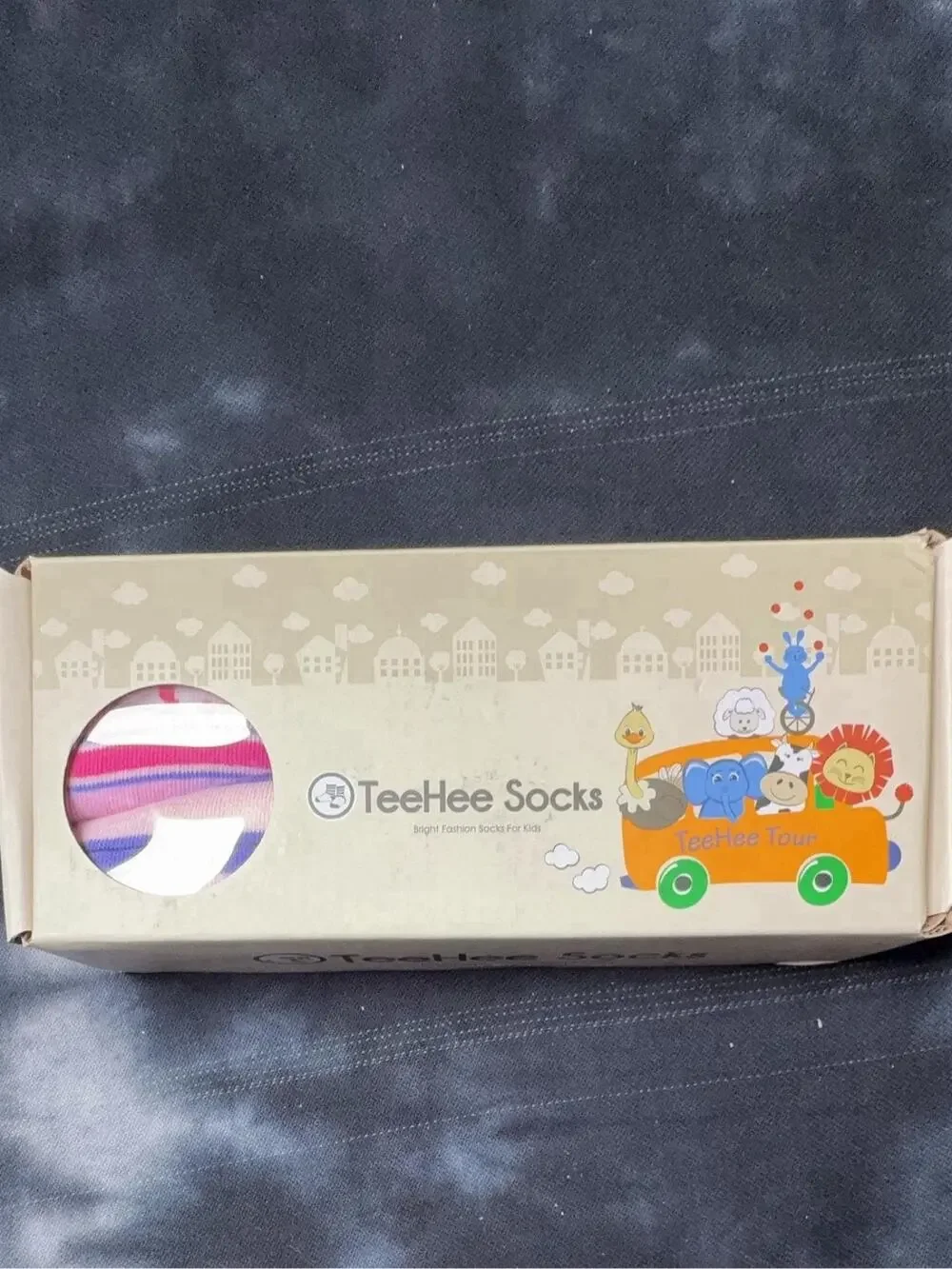 TeeHee Socks Girls Cotton Crew 6-8 Youth